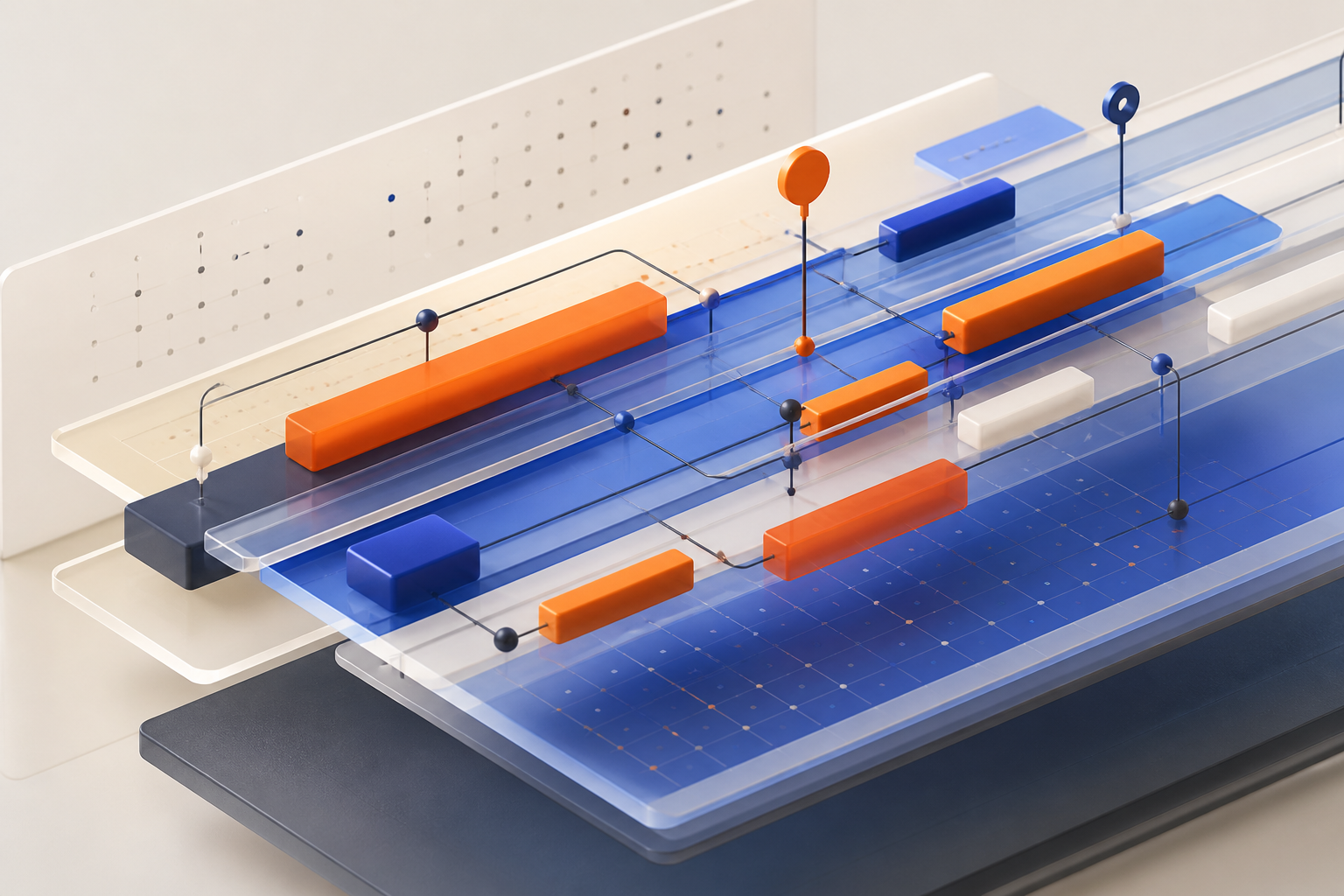 Abstract timeline and milestone composition for project planning
